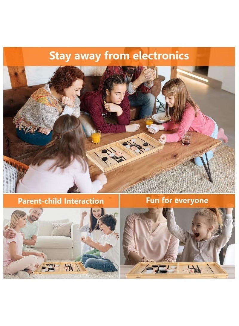 BT Hockey Board Game – Sling Puck Family Game for Kids & Adults, Fast & Fun Interactive Tabletop Game, Ages 4+ - Image 4